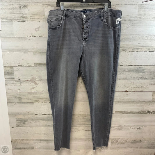 Jeans Skinny By Boden In Grey Denim, Size: 20