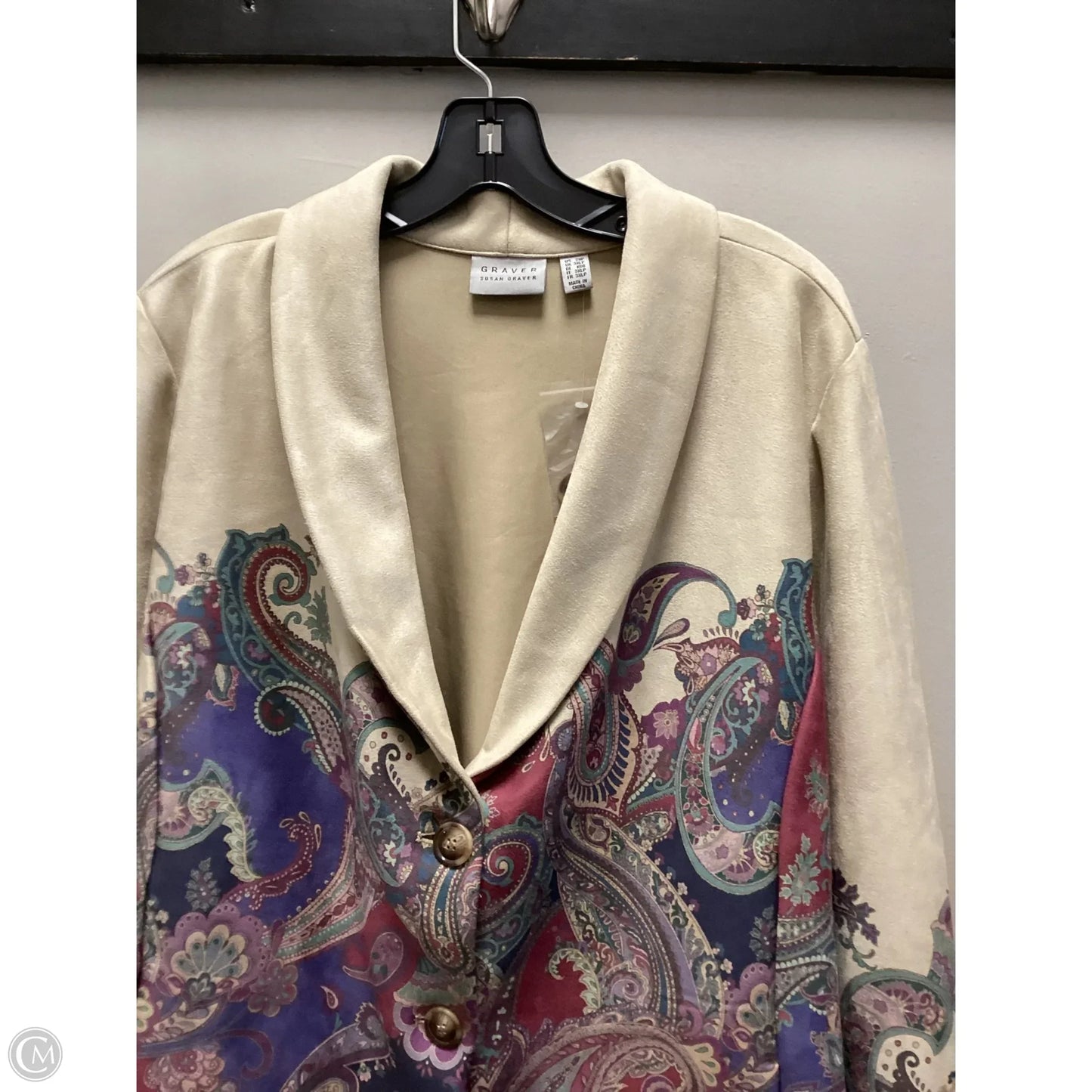 Jacket Other By Susan Graver In Tan, Size: 2x