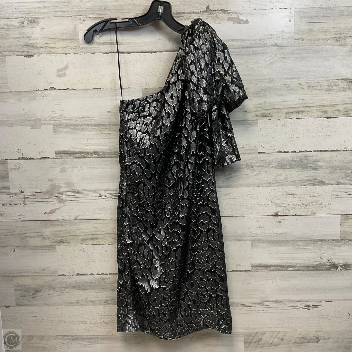 Dress Party Short By Trina Turk In Black & Silver, Size: S