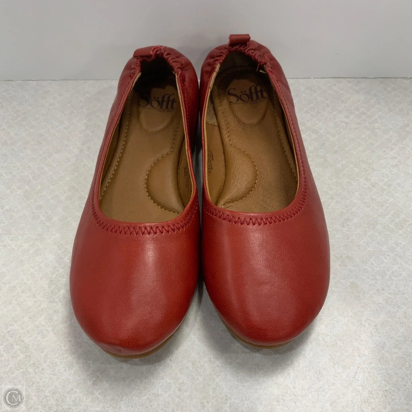 Shoes Flats By Sofft In Red, Size: 7.5