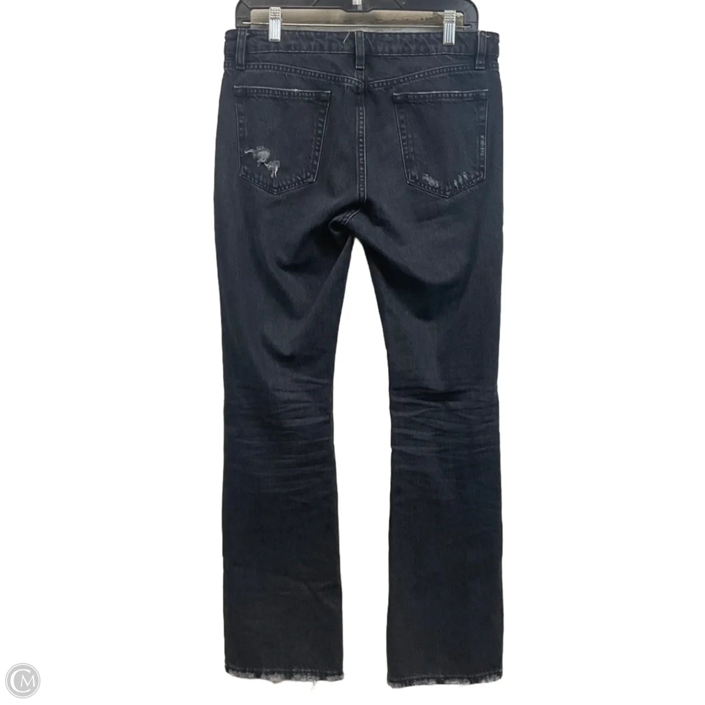 Jeans Boot Cut By Frame In Black Denim, Size: 4