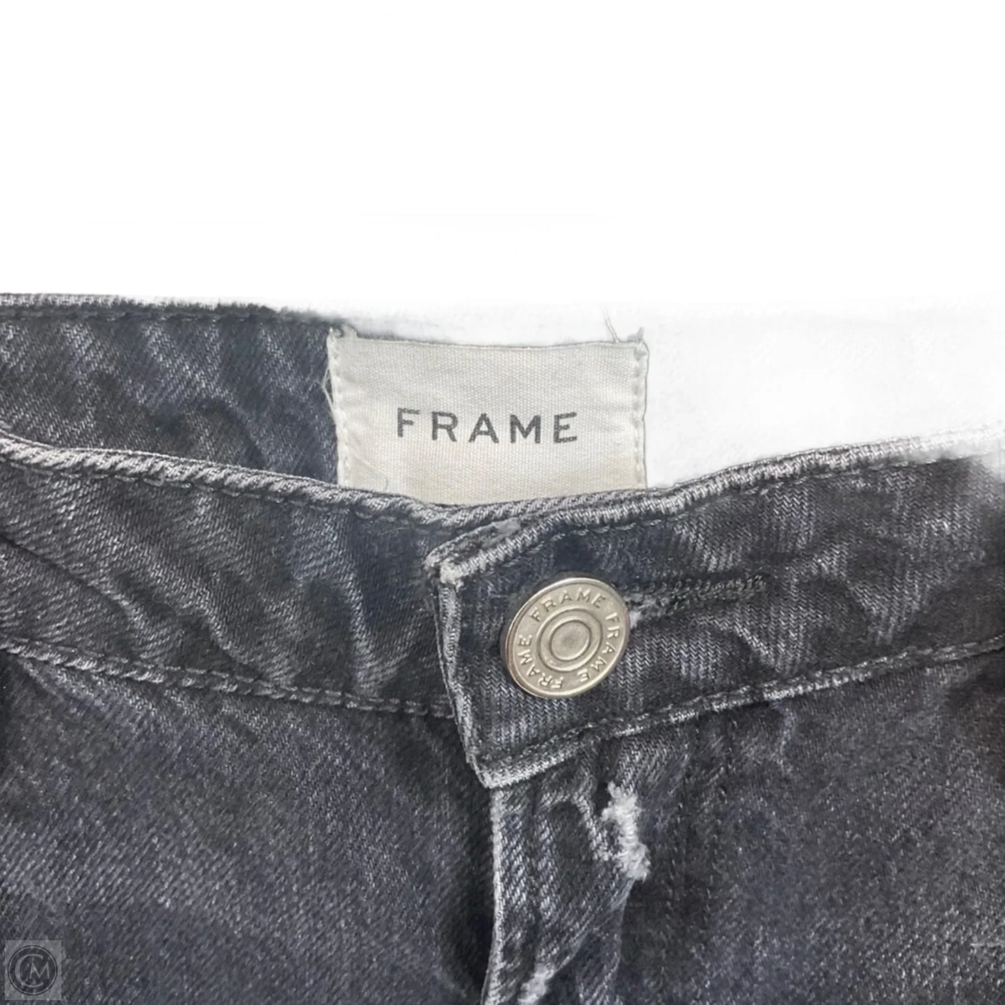 Jeans Boot Cut By Frame In Black Denim, Size: 4