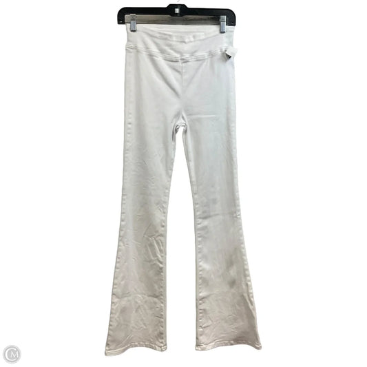 Pants Wide Leg By Frame In White Denim, Size: Xs