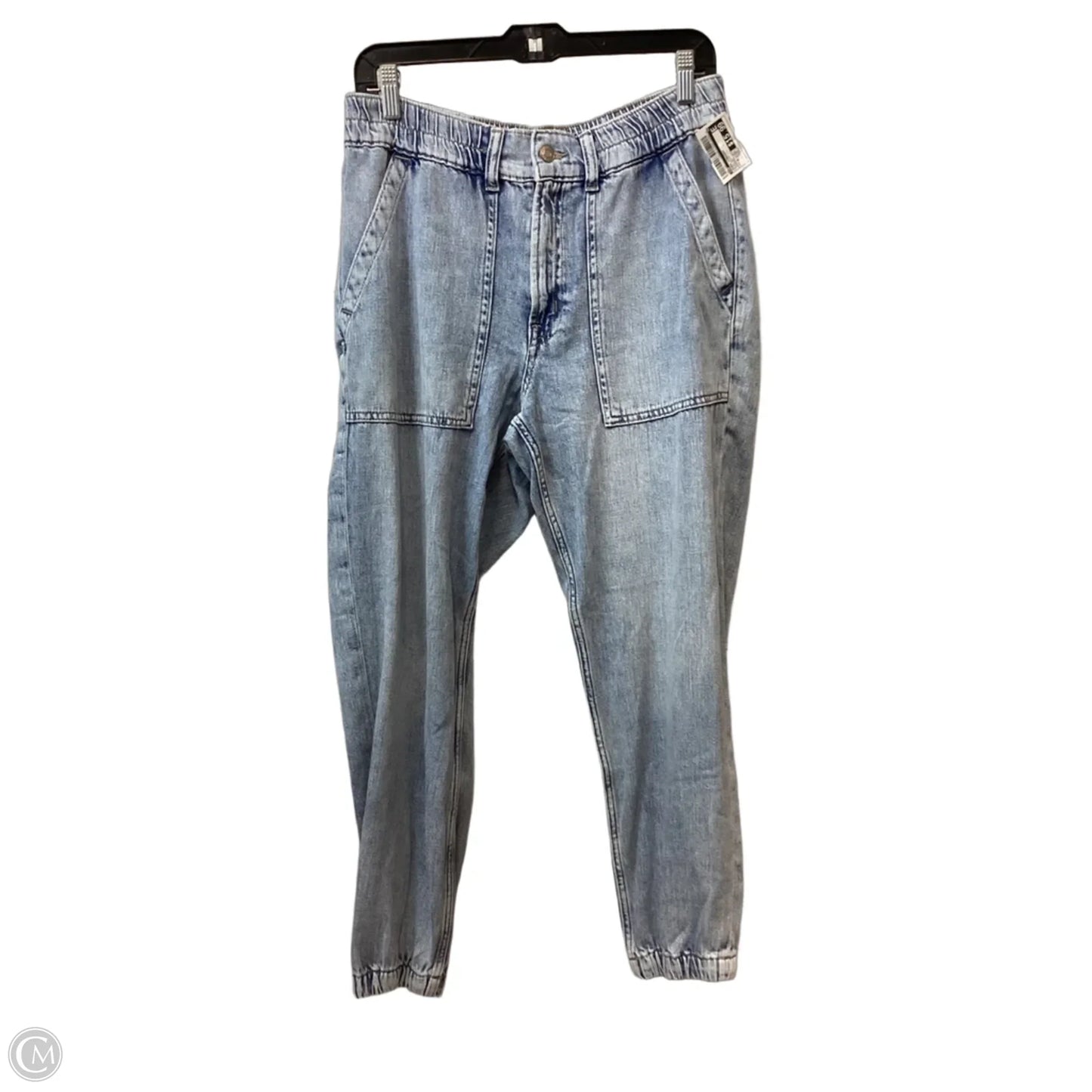 Jeans Straight By Gap In Blue Denim, Size: M