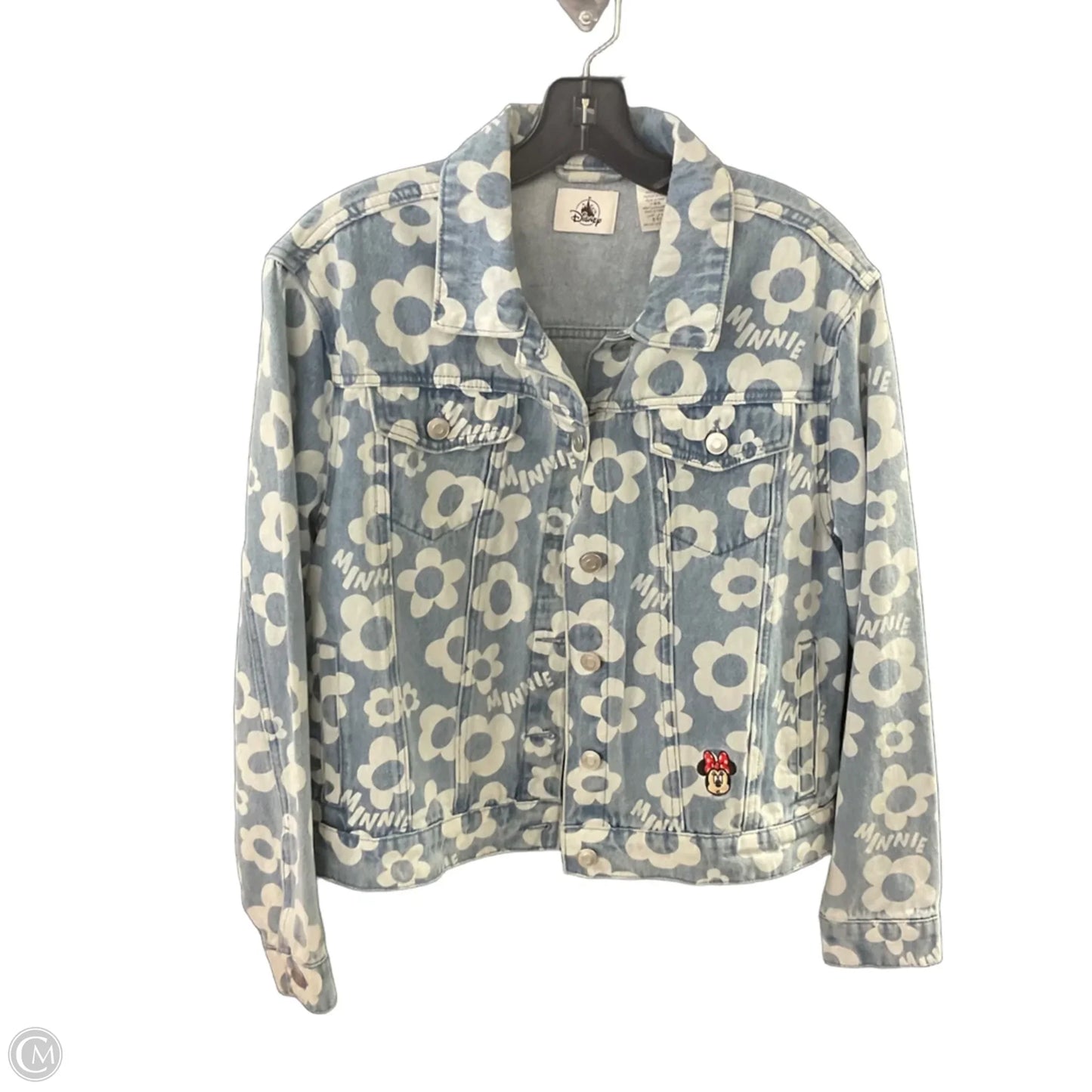 Jacket Denim By Disney In Blue Denim, Size: S
