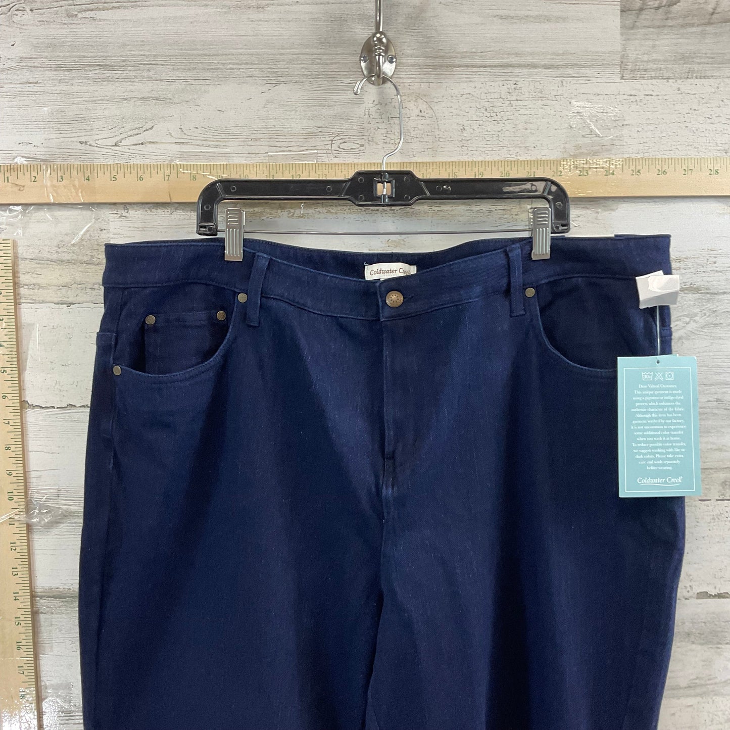 Blue Denim Jeans Straight Coldwater Creek, Size 22w