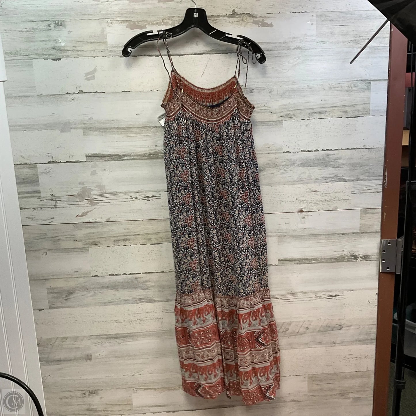 Dress Casual Maxi By Ulla Johnson In Blue & Red, Size: Xs