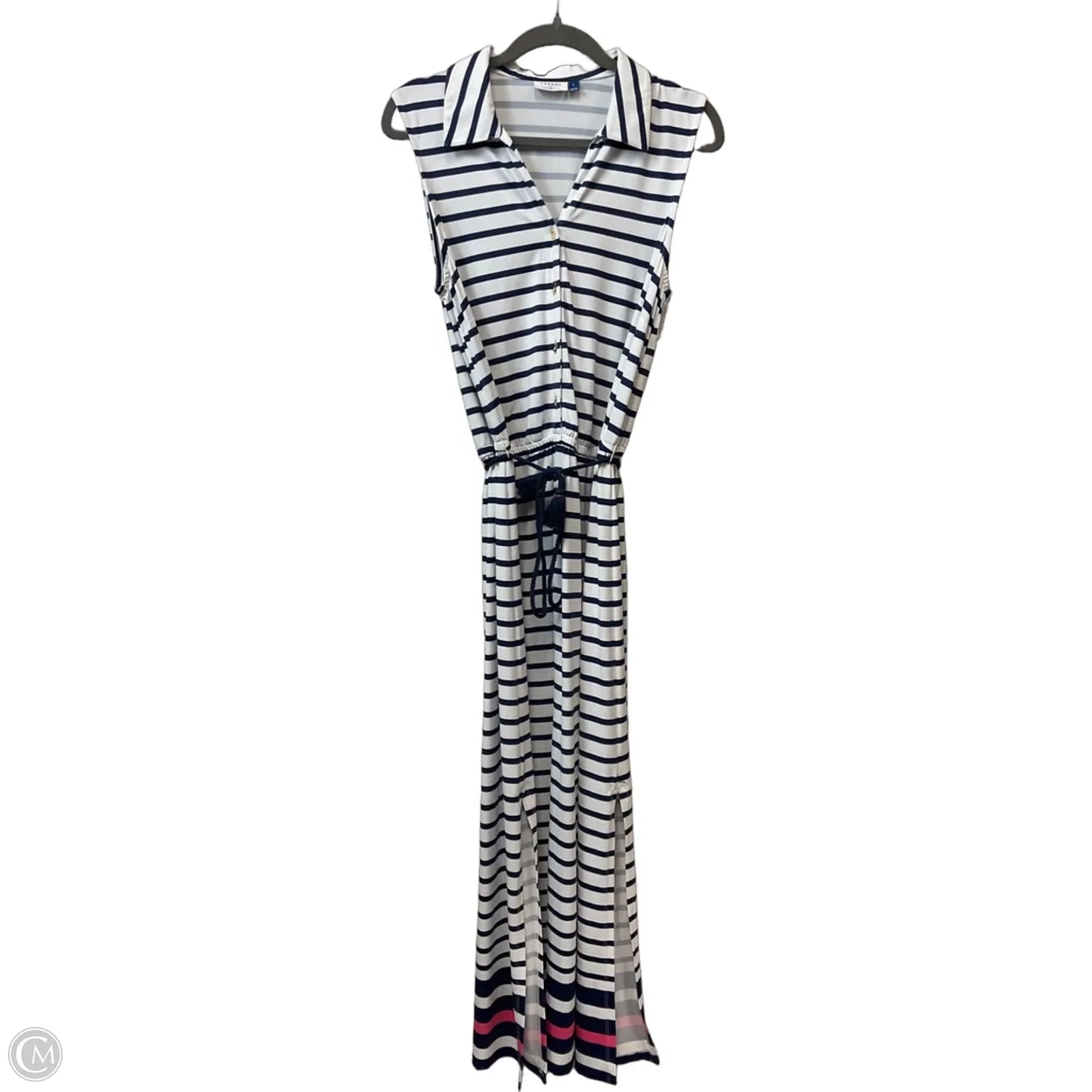 Dress Casual Maxi By Cabana Life In White, Size: L