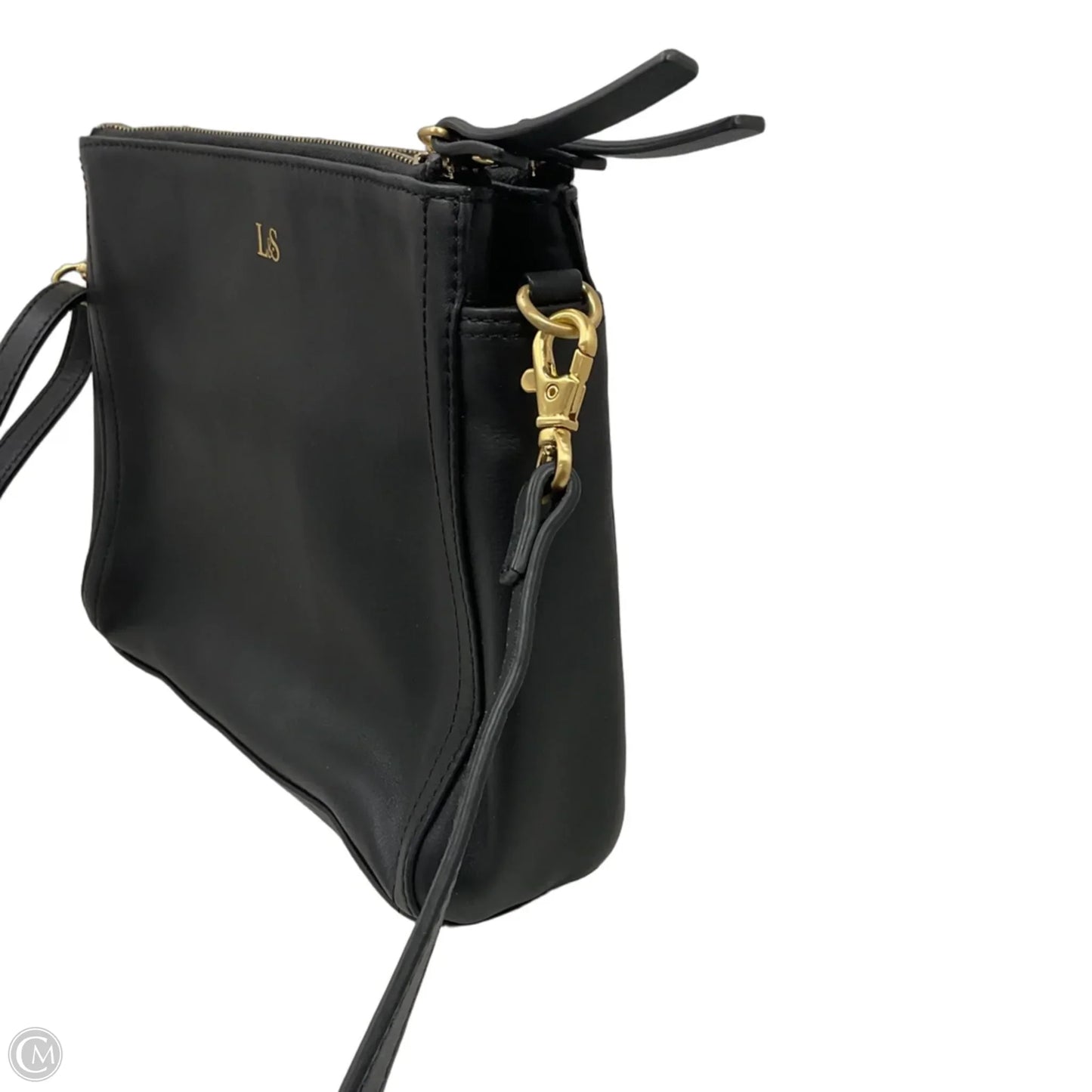 Handbag Leather By Lo & Sons, Size: Medium