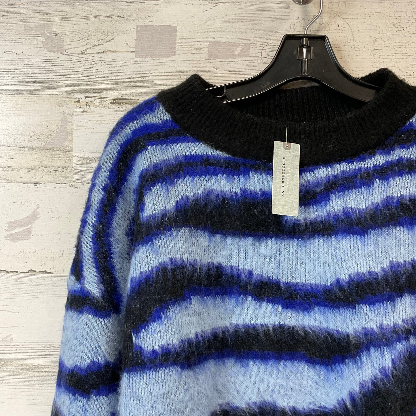 Sweater By Anthropologie In Blue, Size: Petite