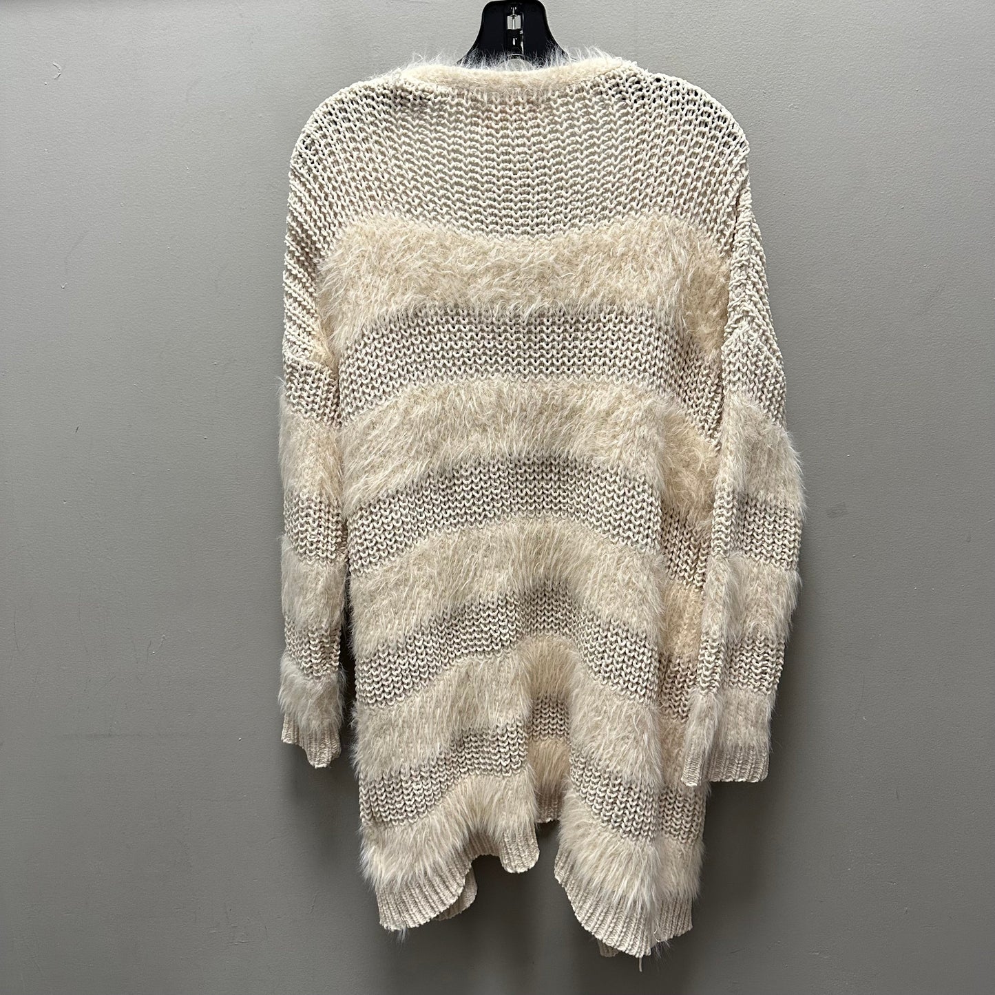 Sweater Cardigan By Dreamers In Cream, Size: S