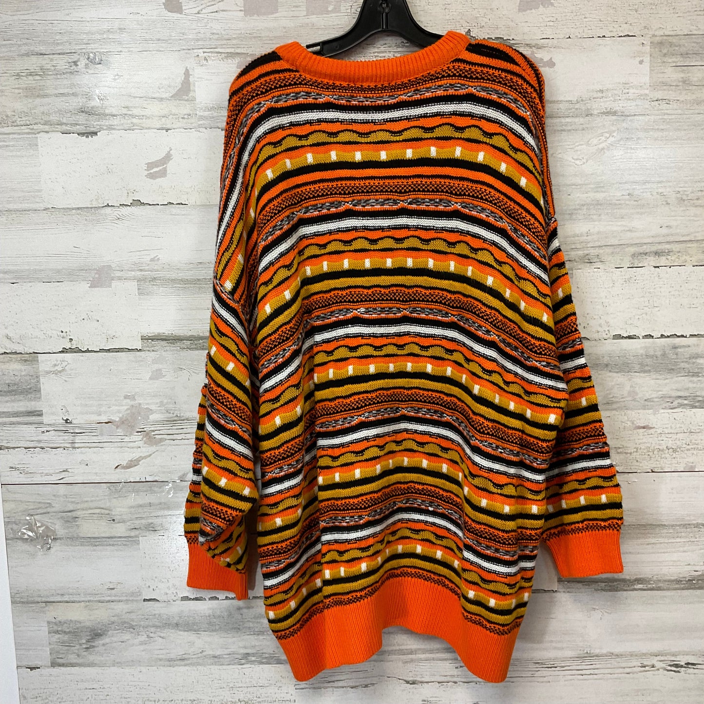 Sweater By Topshop In Orange, Size: L