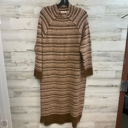 Dress Sweater By STITCH DROP In Brown, Size: Xs