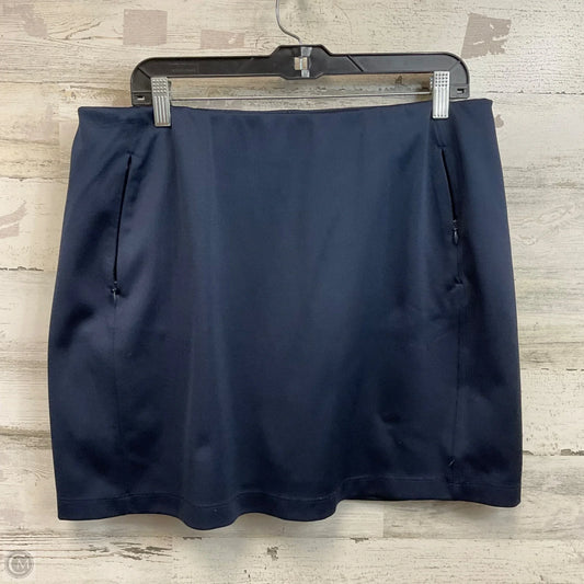Skirt Designer By Tory Burch In Navy, Size: Xl
