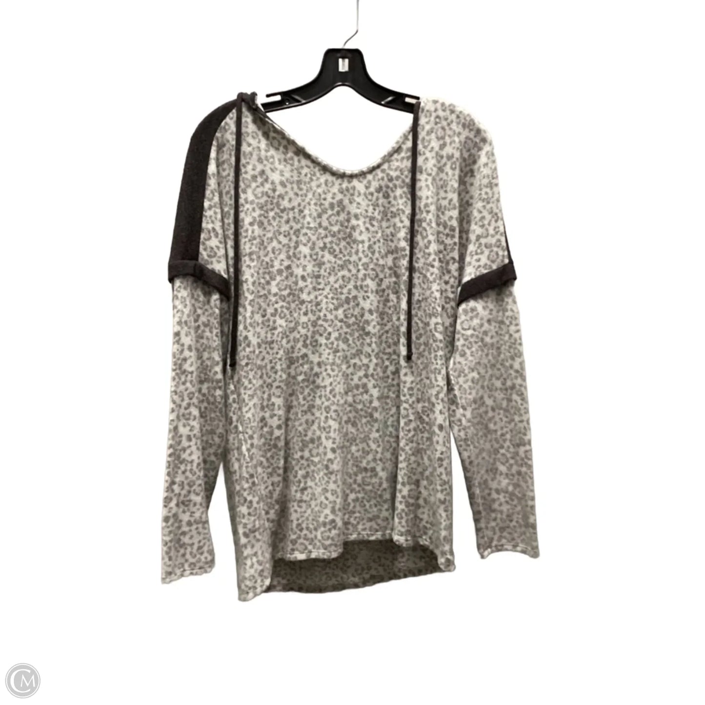 Top Long Sleeve By Vanilla Bay In Grey, Size: L