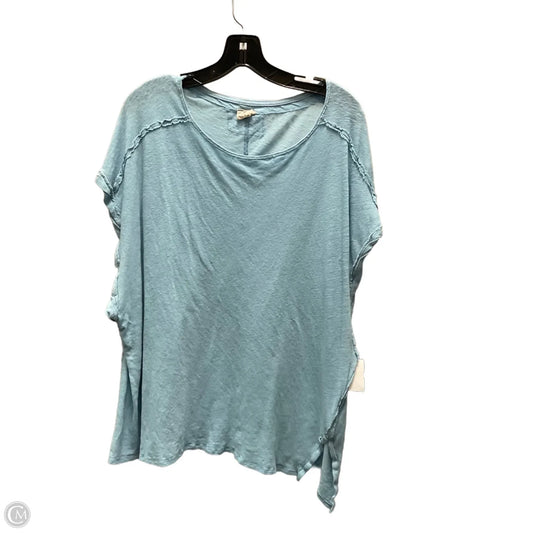 Top Short Sleeve By We The Free In Blue, Size: L