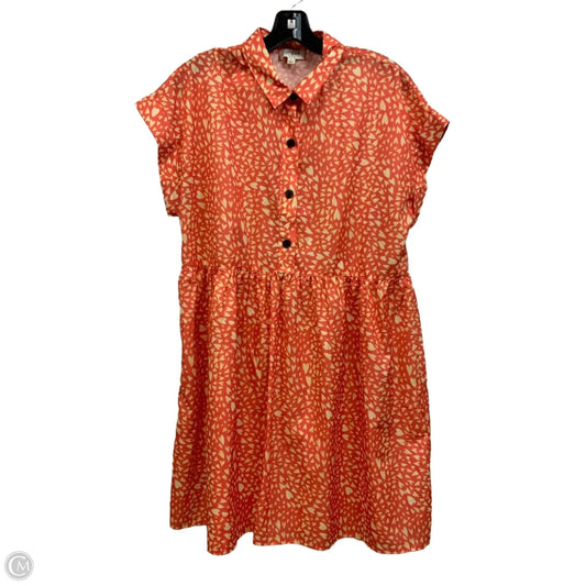 Dress Casual Short By Umgee In Orange, Size: L