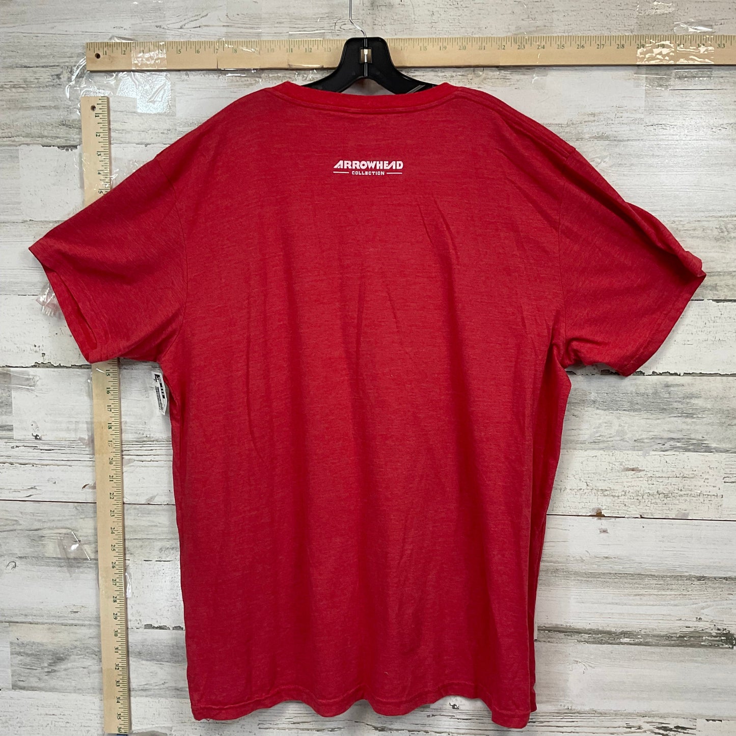 Red Top Short Sleeve Charlie Hustle, Size 3x