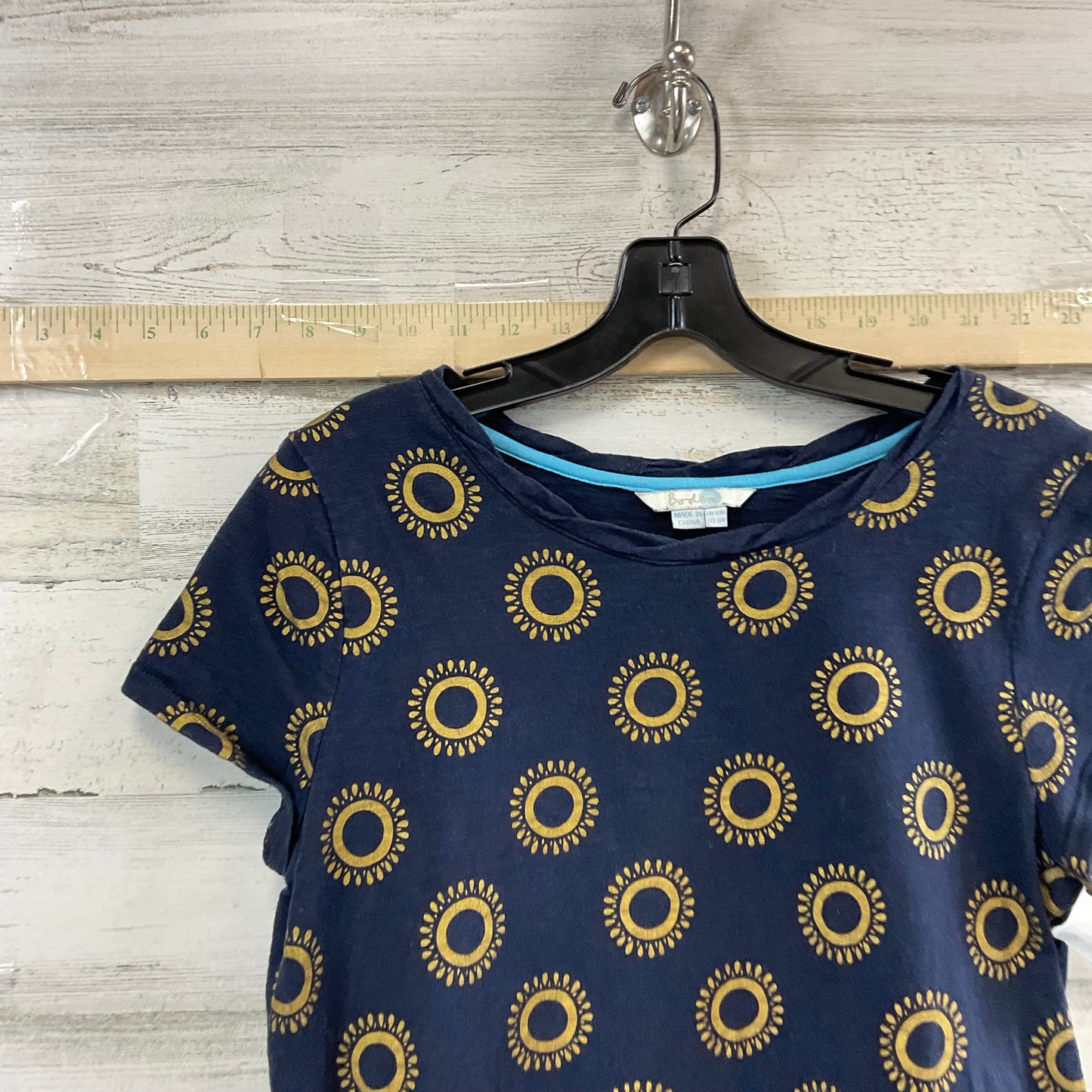 Blue & Gold Dress Casual Short Boden, Size S