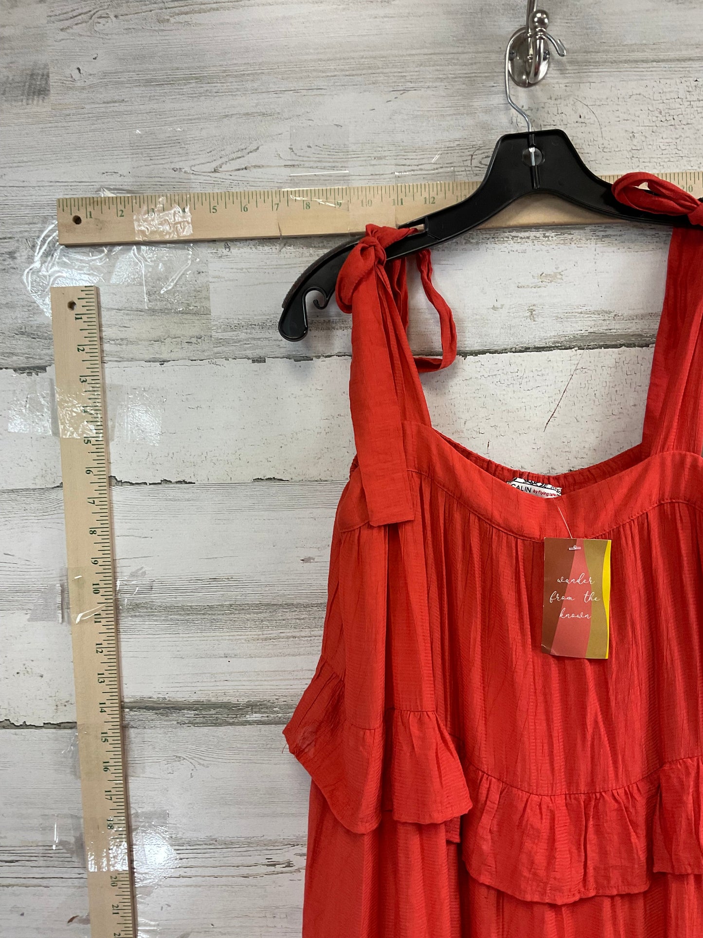 Red Dress Casual Maxi Flying Tomato, Size M