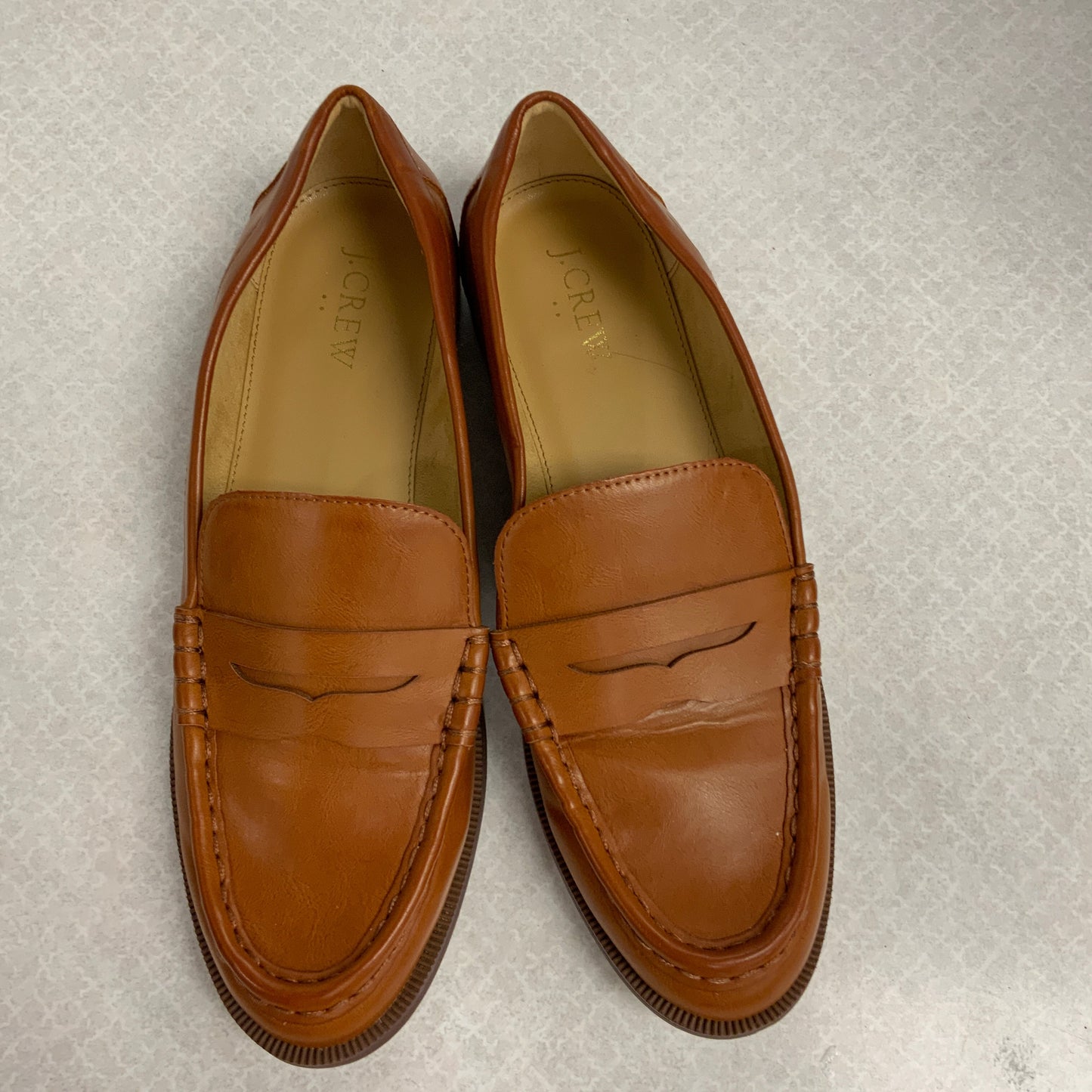 Brown Shoes Flats J. Crew, Size 8.5