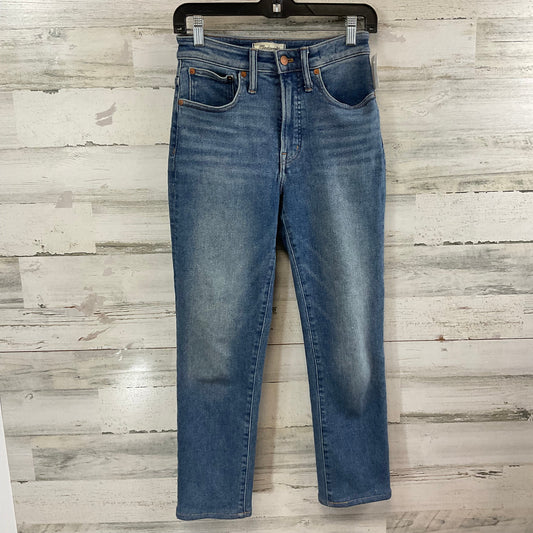 Jeans Skinny By Madewell In Blue Denim, Size: 0