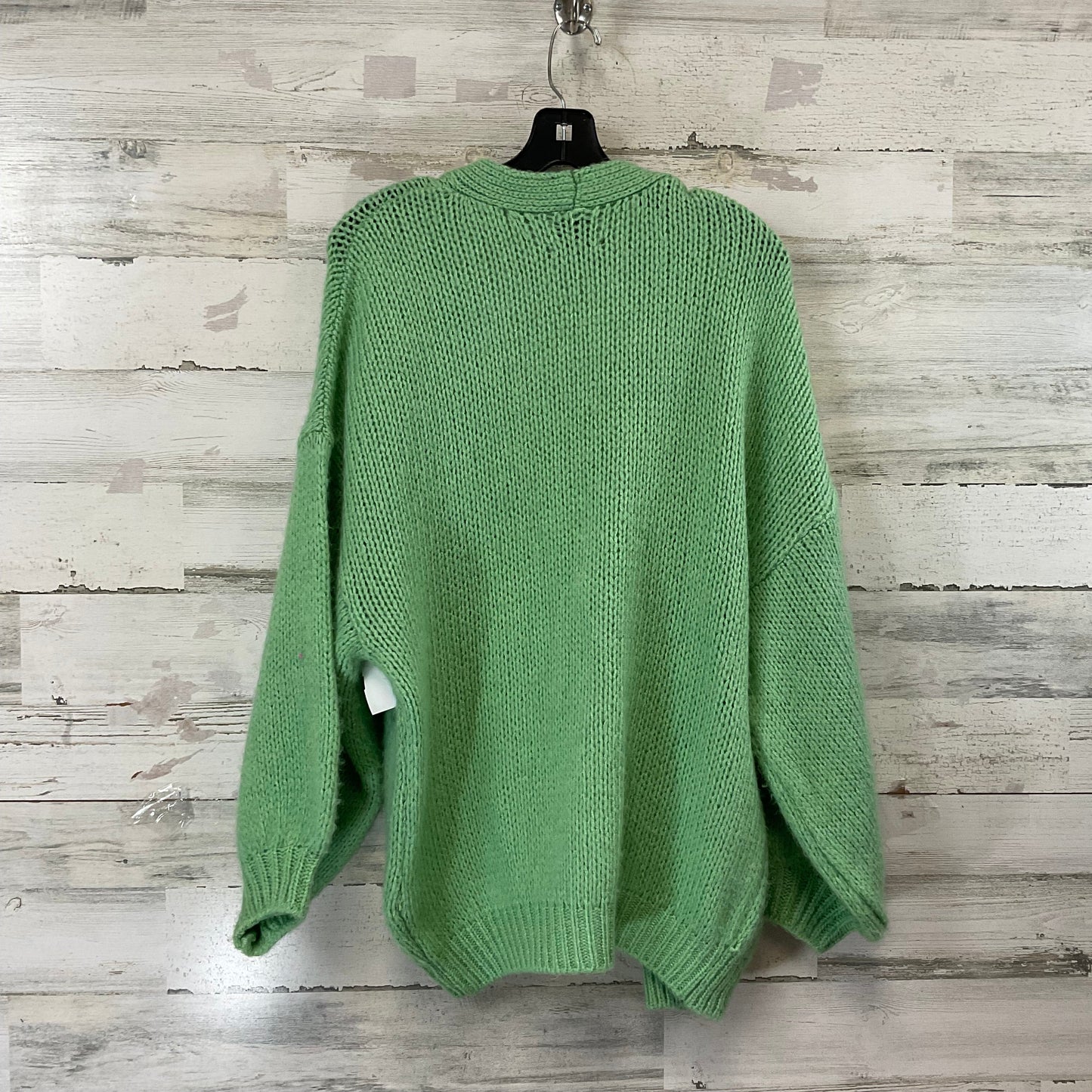 Sweater Cardigan By Asos In Green, Size: Xs