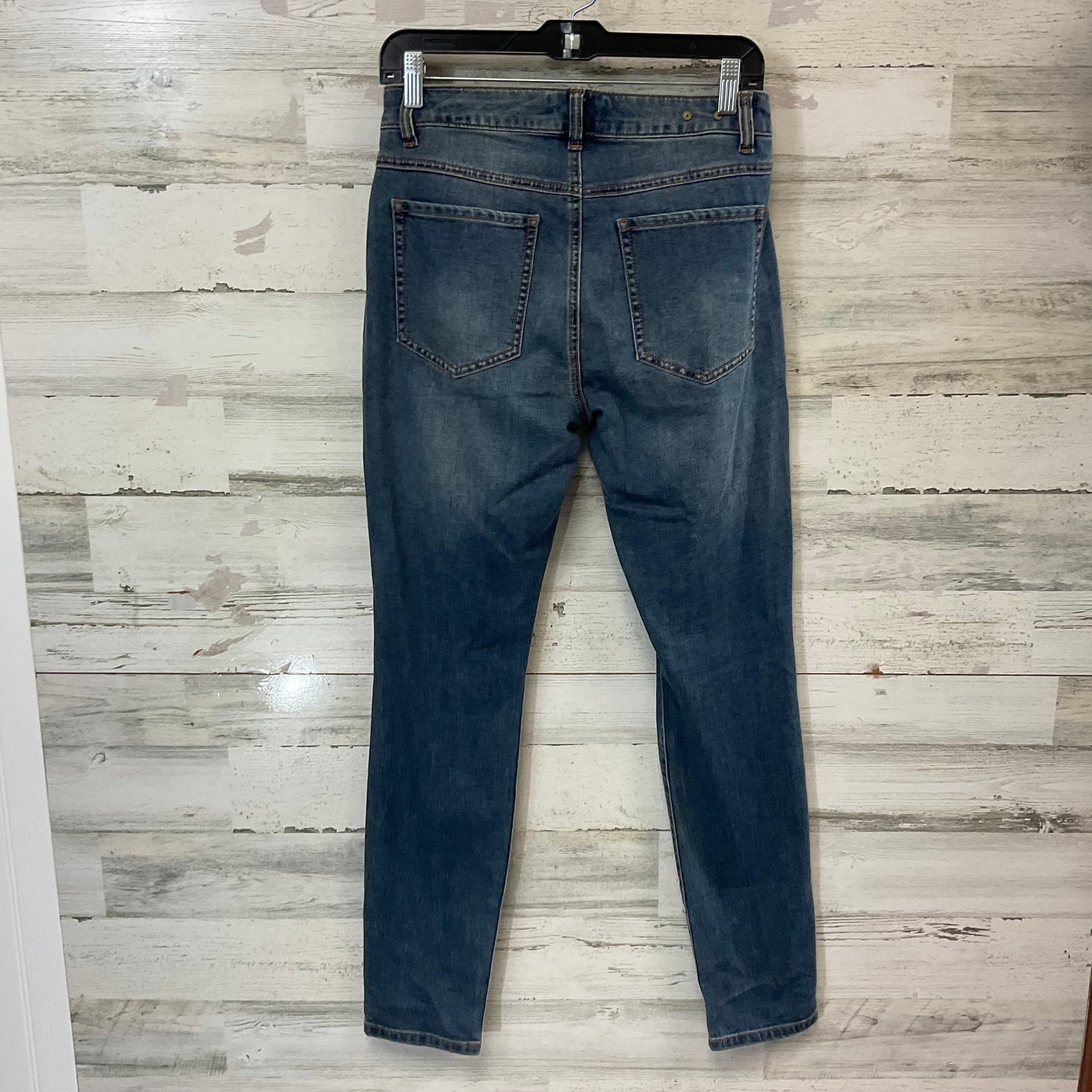 Jeans Skinny By Cabi In Blue Denim, Size: 6