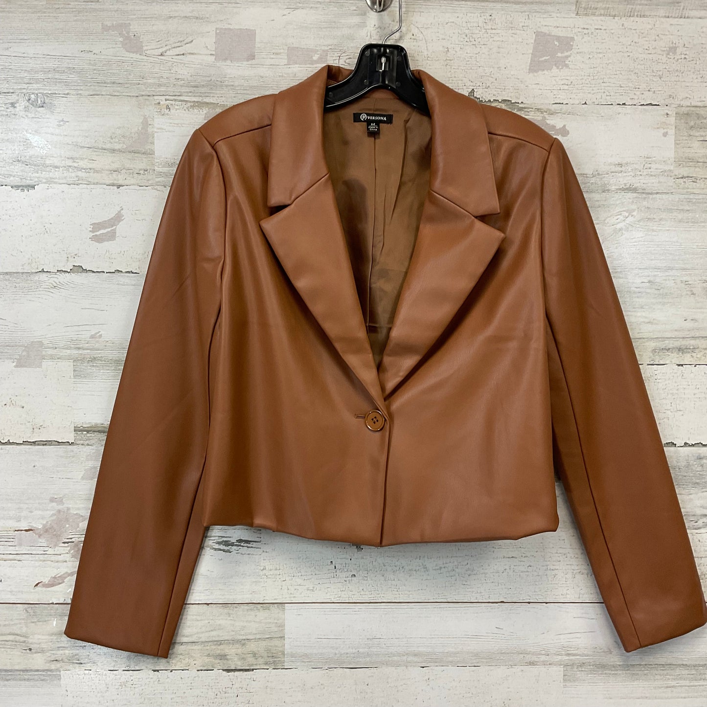 Jacket Other By Versona In Tan, Size: M