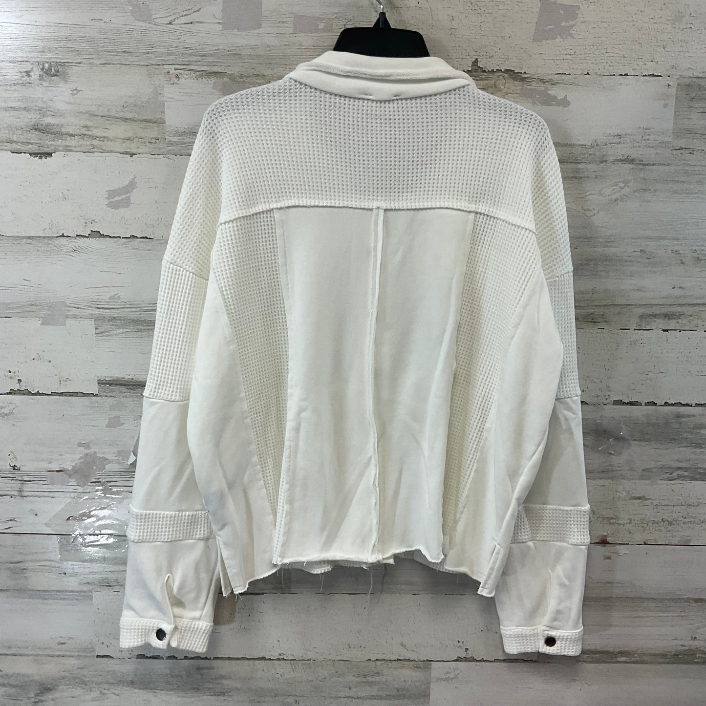 Blouse Long Sleeve By Pol In White, Size: S