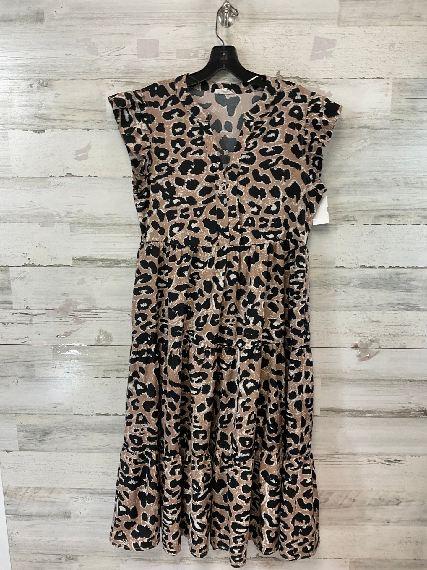 Dress Casual Midi By Jodifl In Animal Print, Size: S