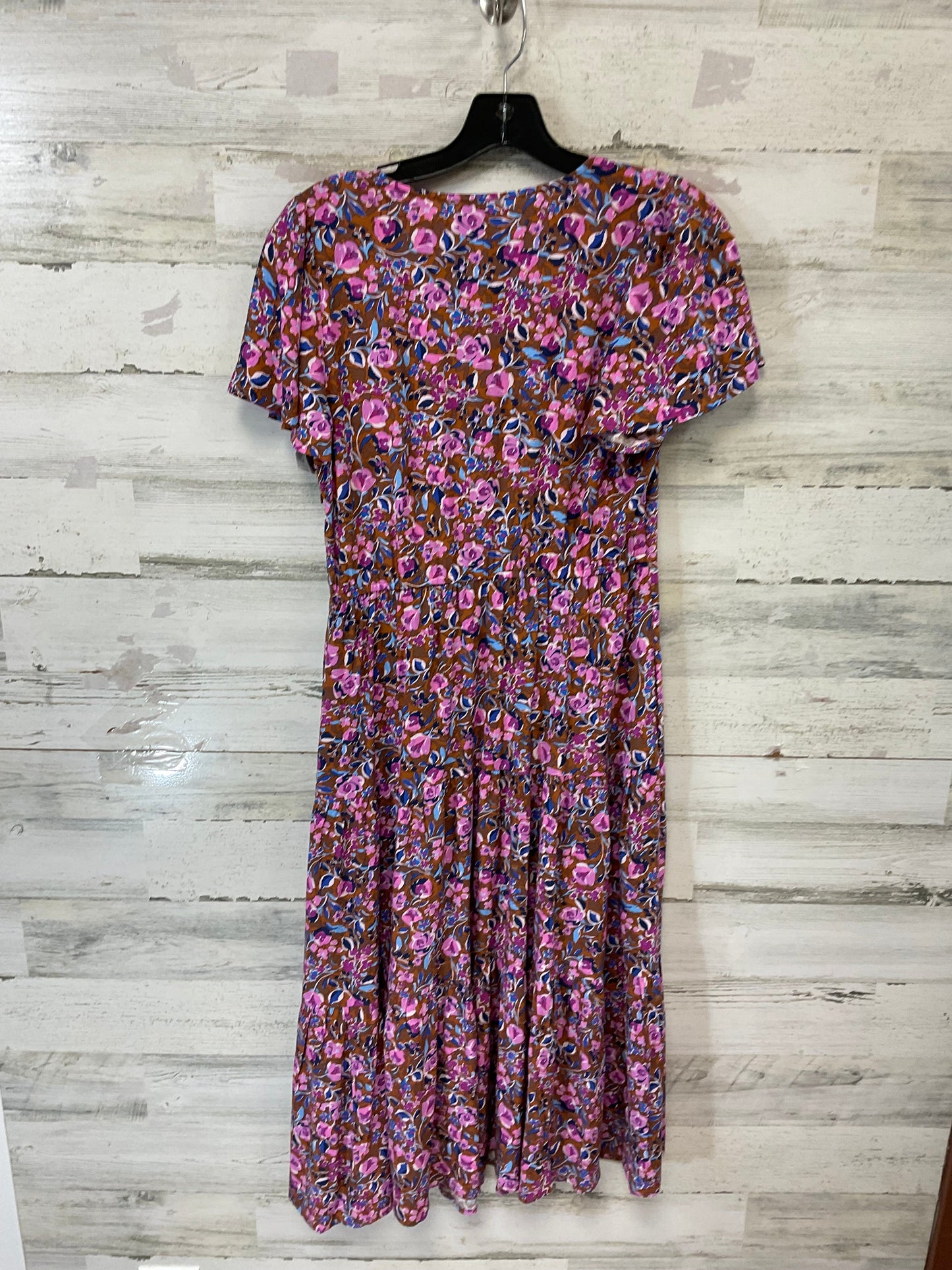 Dress Casual Midi By J. Crew In Brown, Size: Xs