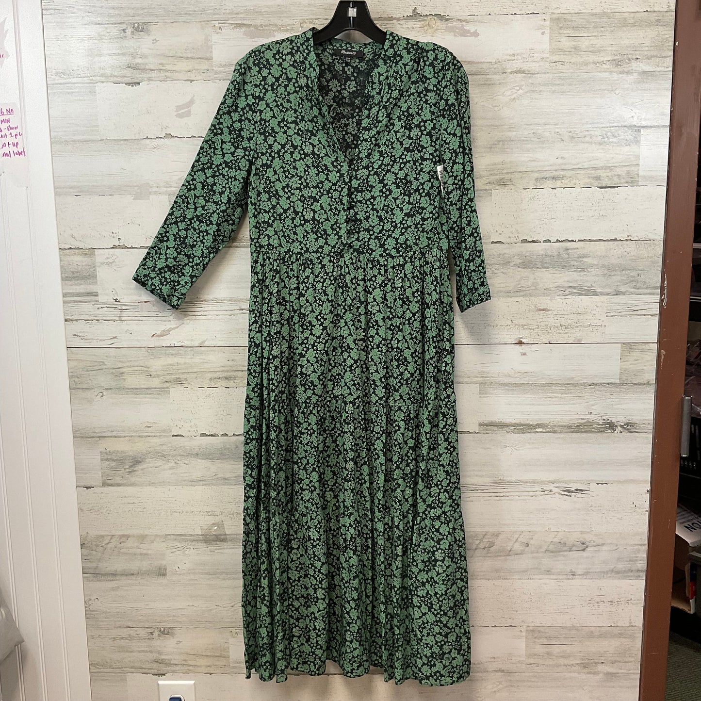 Dress Casual Maxi By Madewell In Green, Size: Xxs