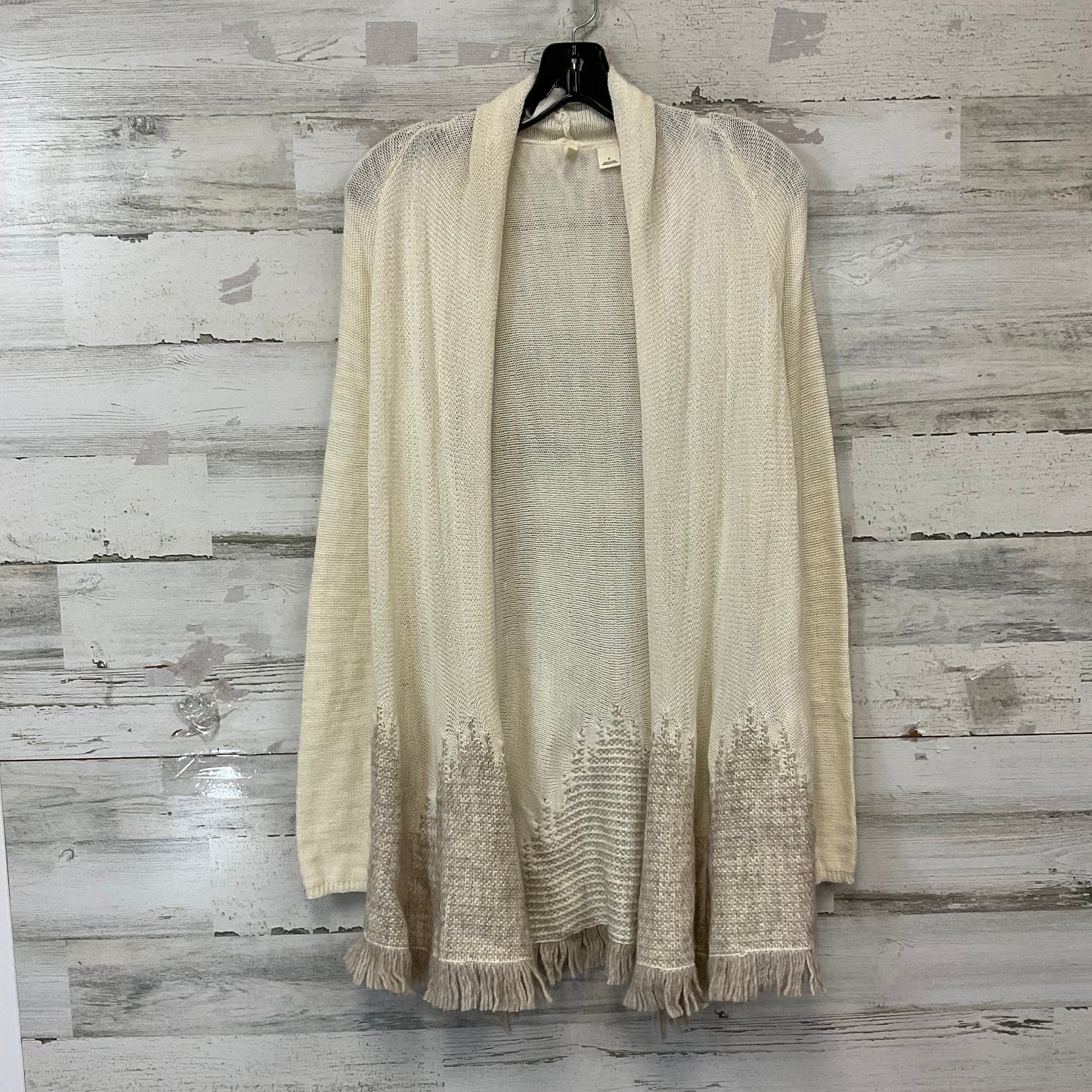 Sweater Cardigan By Moth In Cream, Size: S