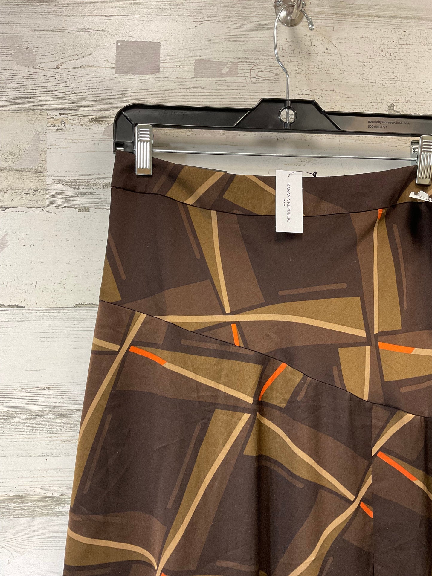 Skirt Midi By Banana Republic In Brown, Size: 4