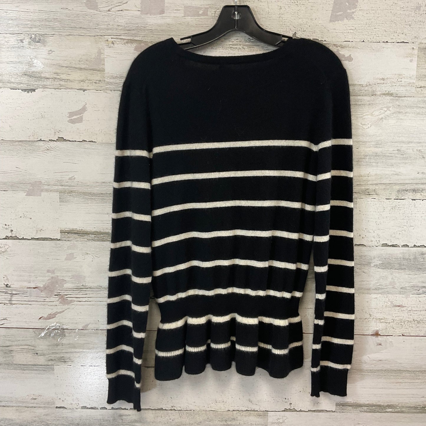 Sweater Cashmere By Saks Fifth Avenue In Black, Size: Xl