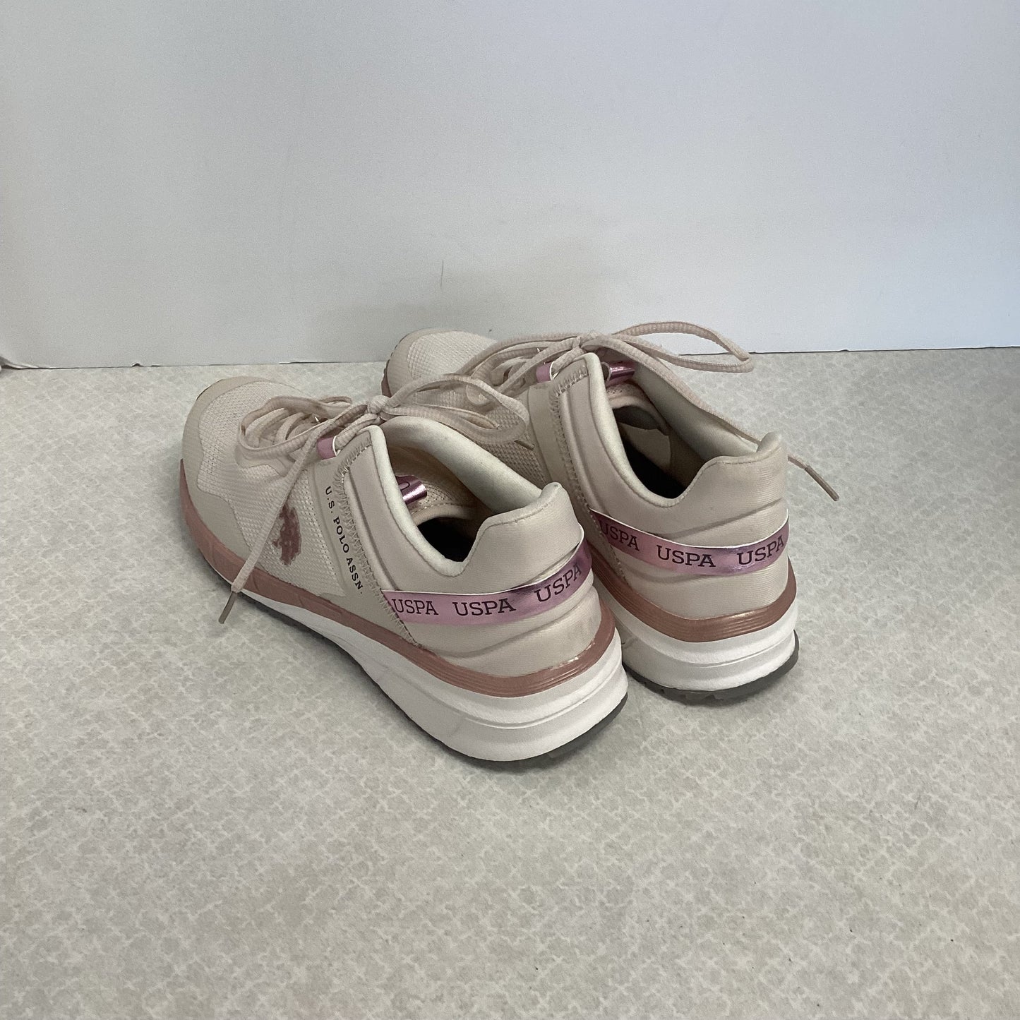 Shoes Athletic By Us Polo Assoc In Beige, Size: 8.5