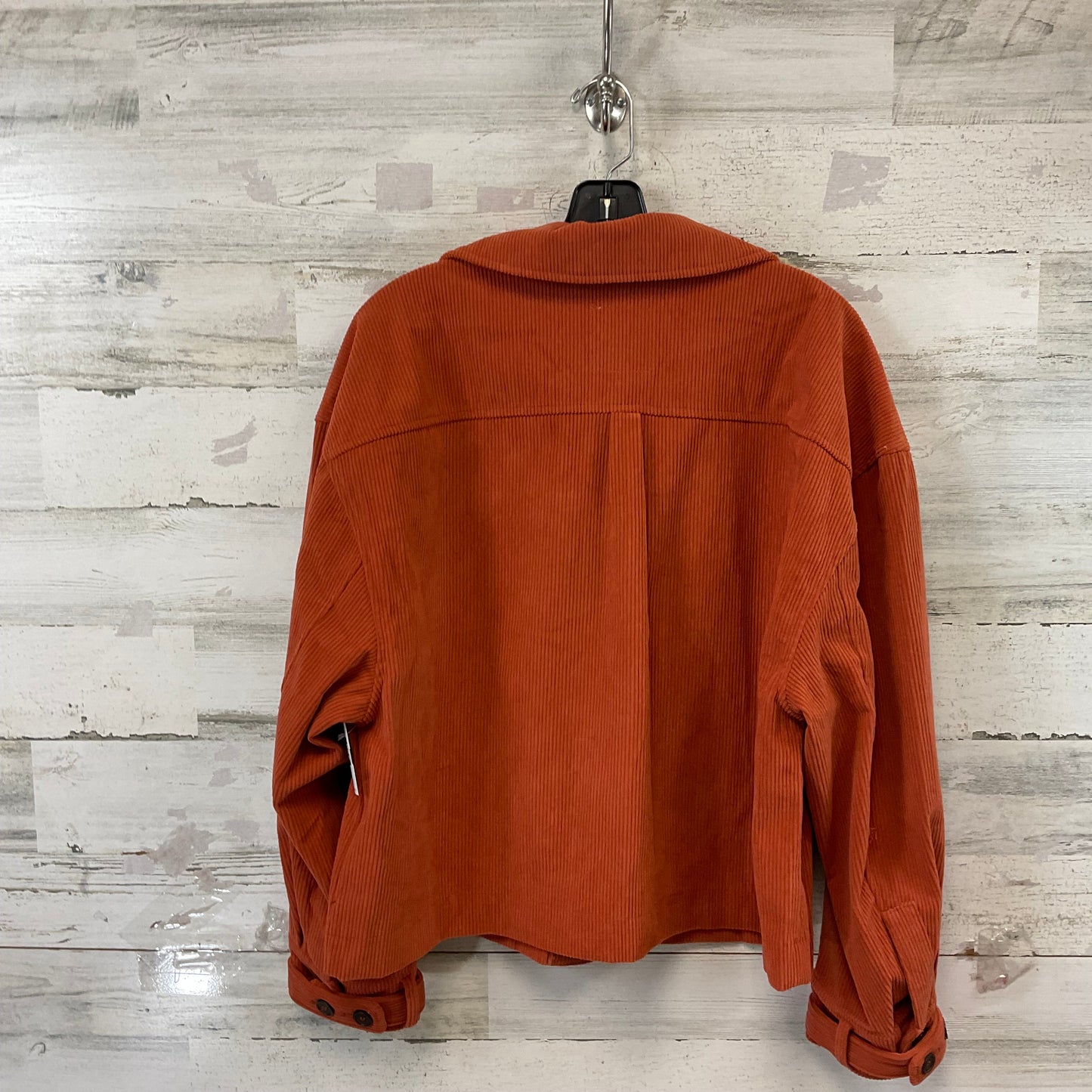 Jacket Shirt By Avec Les Filles In Orange, Size: L