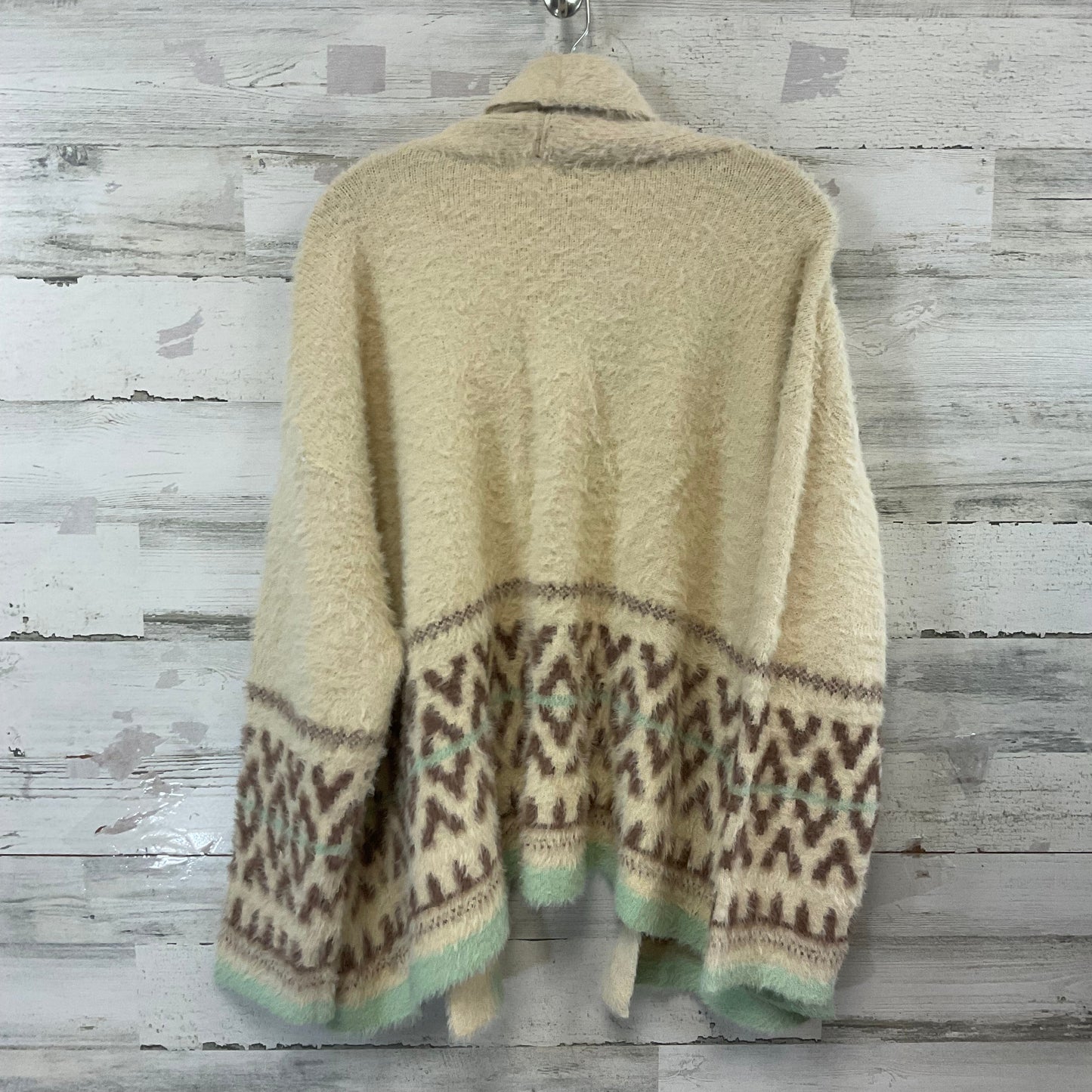 Sweater Cardigan By Ana In Cream, Size: 1x