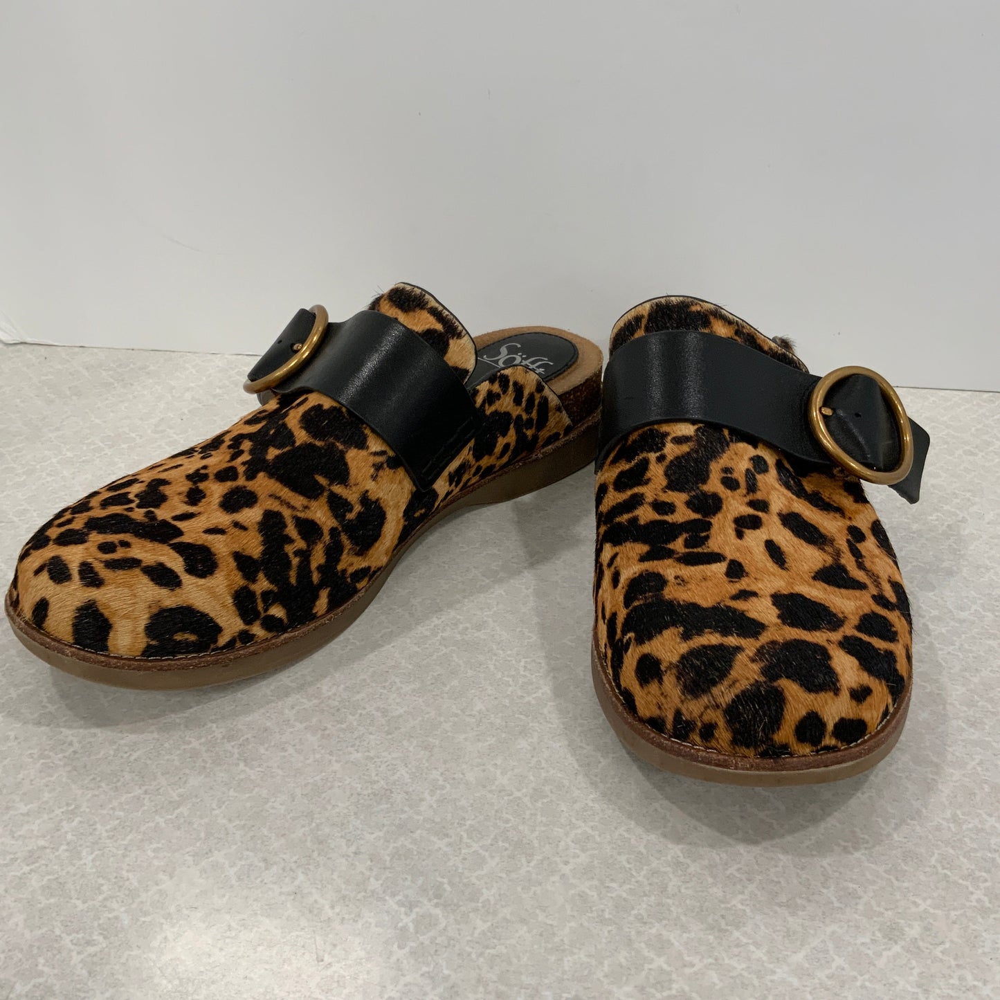 Shoes Flats By Sofft In Animal Print, Size: 8