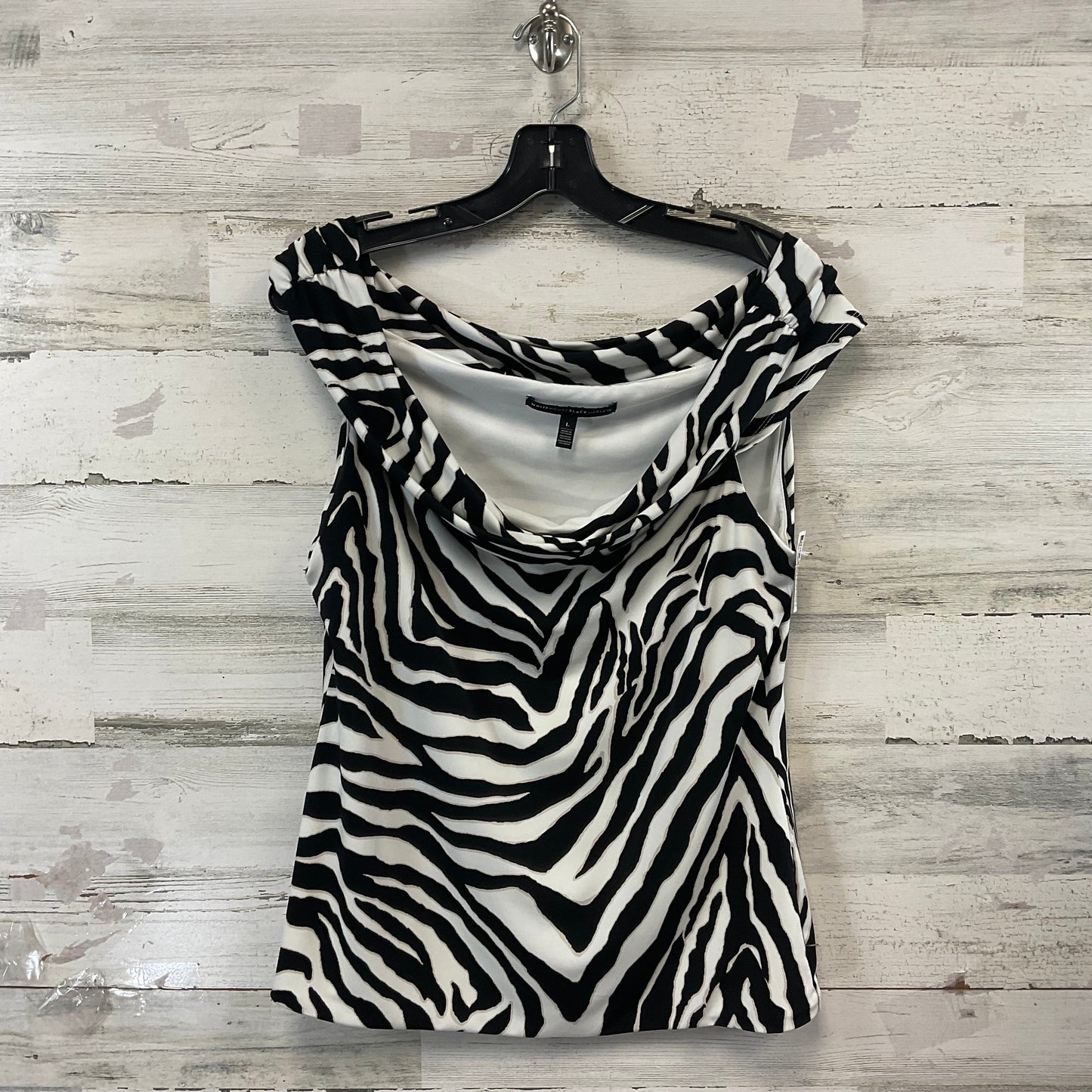 Blouse Sleeveless By White House Black Market In Black, Size: L