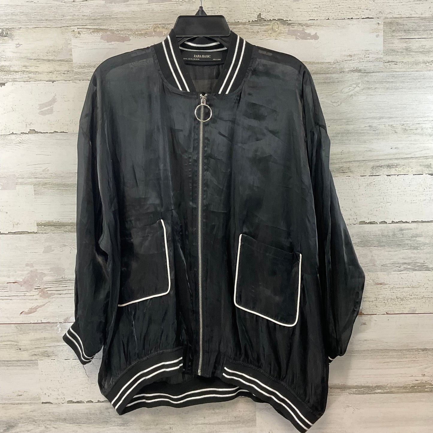 Jacket Other By Zara Basic In Black, Size: M