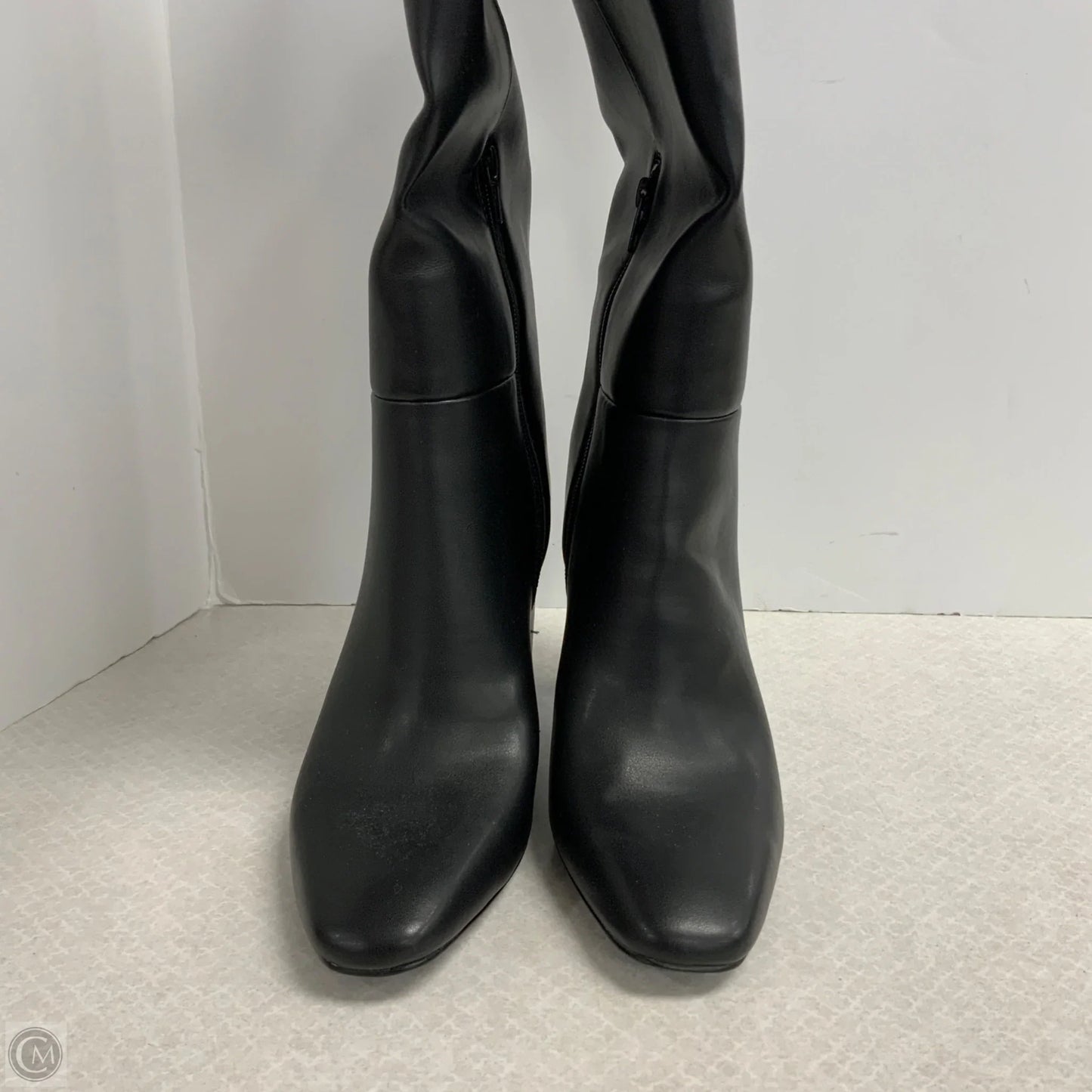 Boots Knee Heels By A New Day In Black, Size: 11