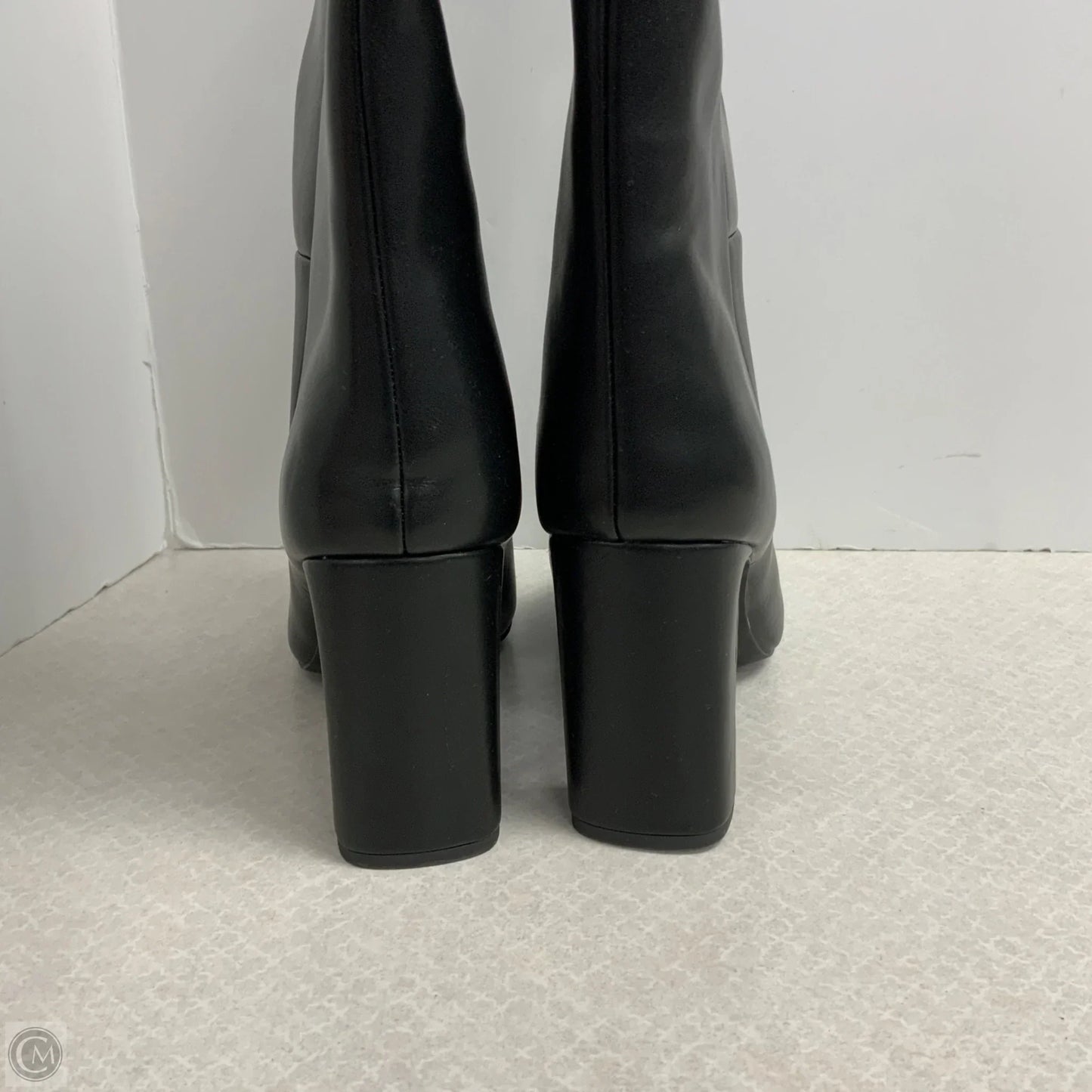 Boots Knee Heels By A New Day In Black, Size: 11