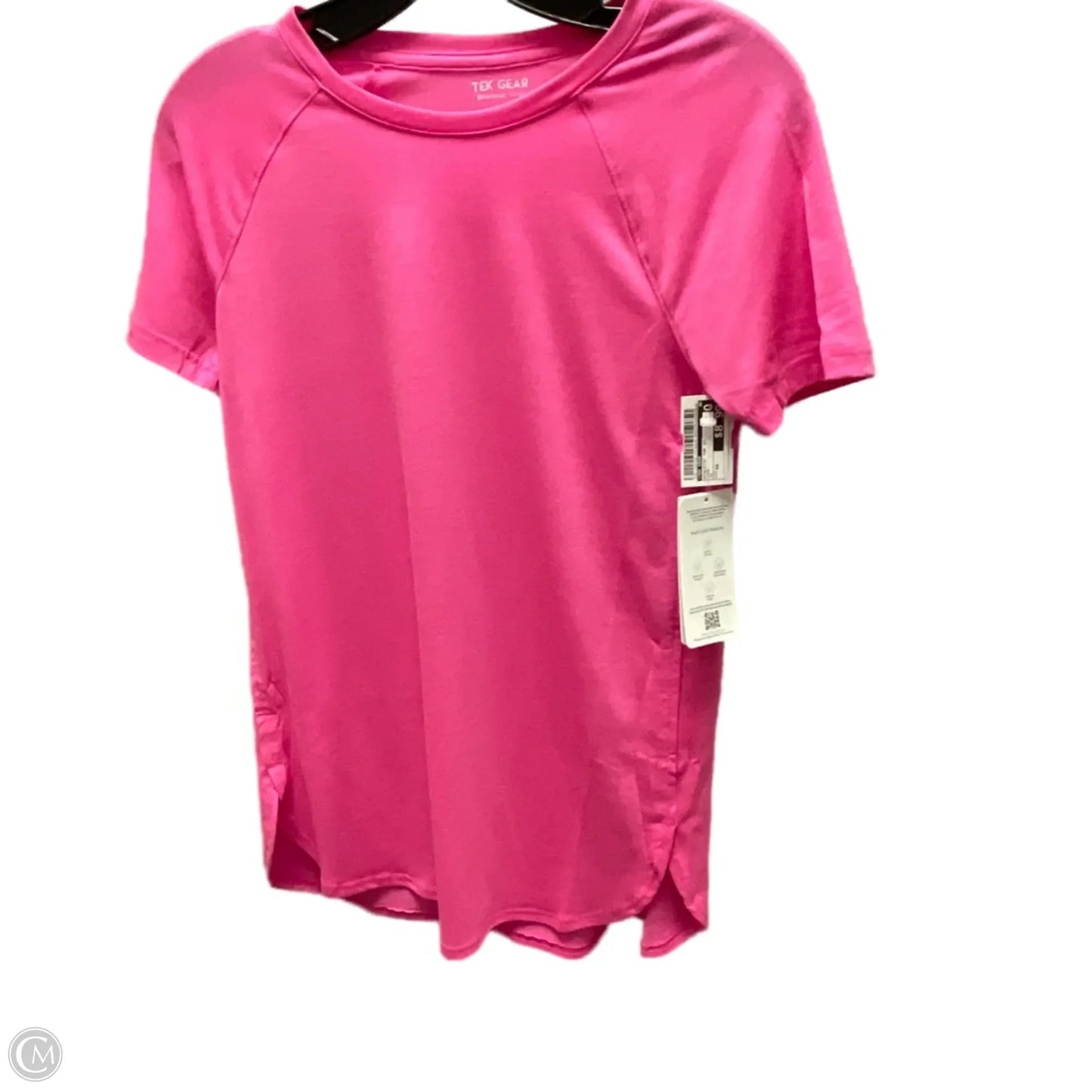 Athletic Top Short Sleeve By Tek Gear In Pink, Size: Xs