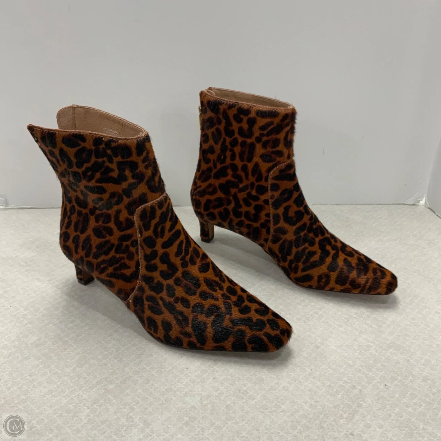 Boots Ankle Heels By Madewell In Brown, Size: 6