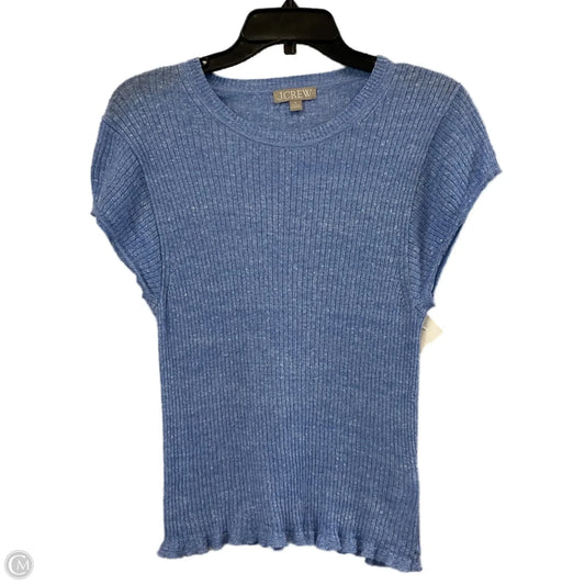 Top Short Sleeve By J. Crew In Blue, Size: Xl