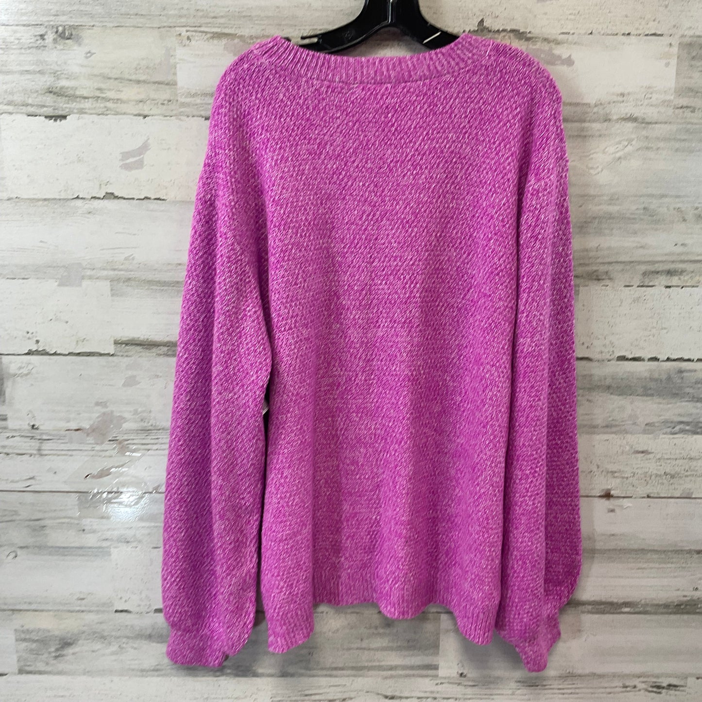 Sweater By Chicsoul In Purple, Size: 3x