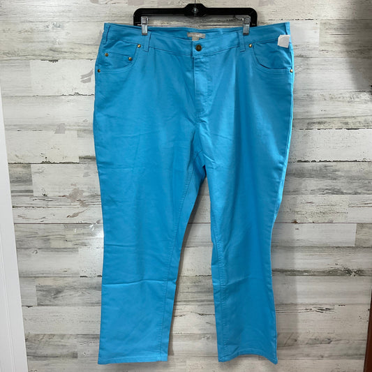 Jeans Straight By Woman Within In Blue, Size: 22w