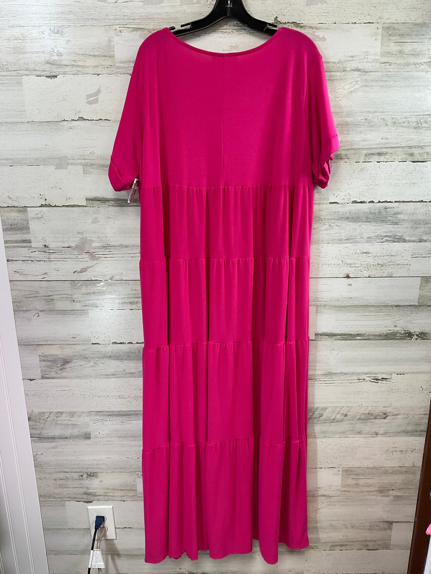 Dress Casual Maxi By Zenana Outfitters In Pink, Size: 3x